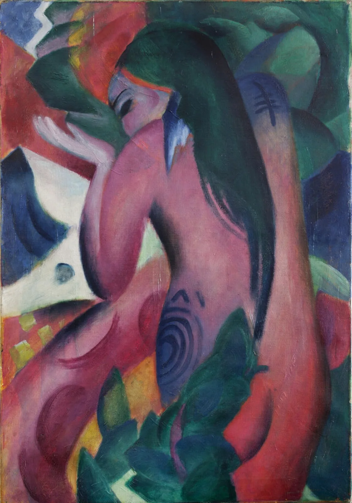 Rote Frau