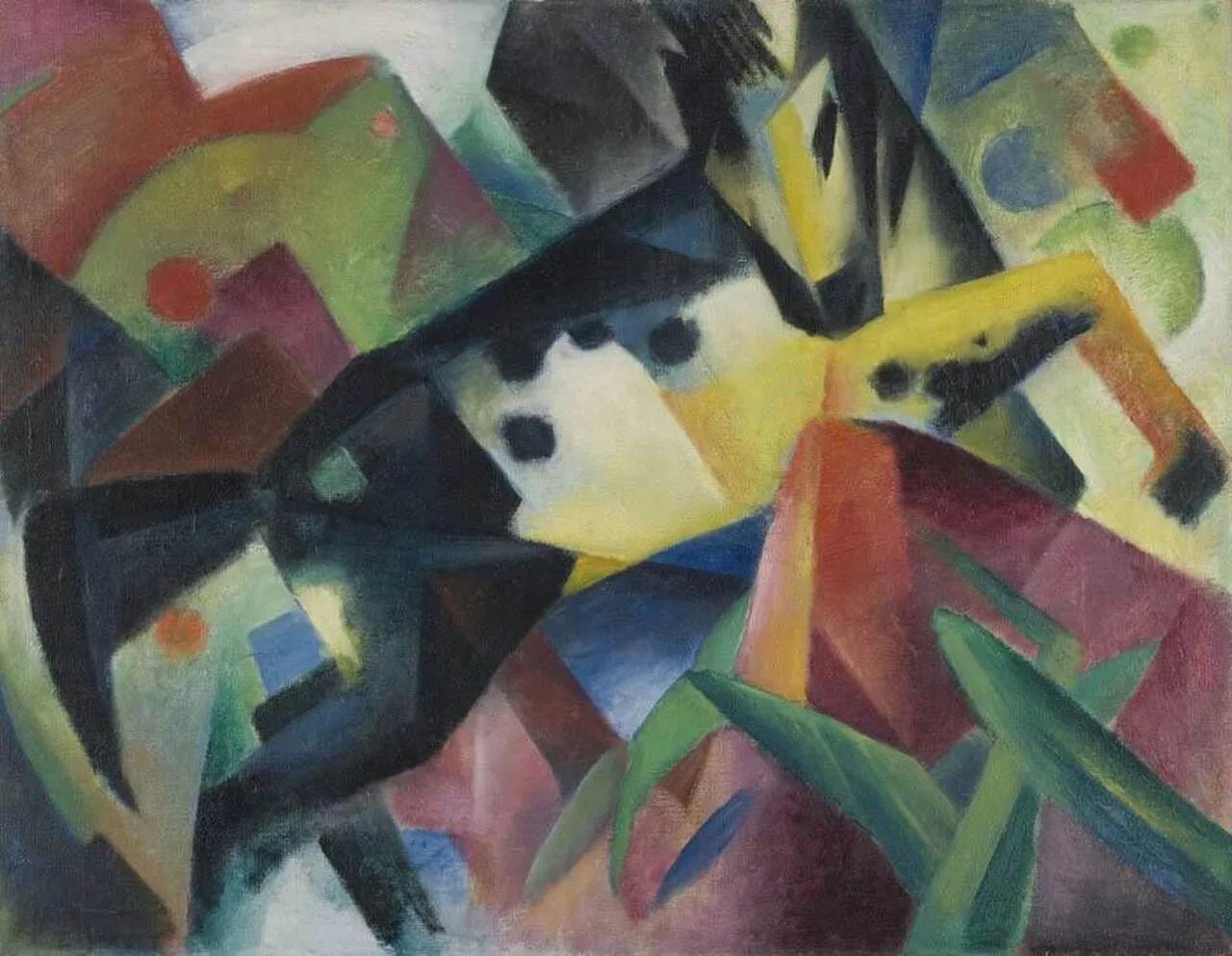 Leaping horse