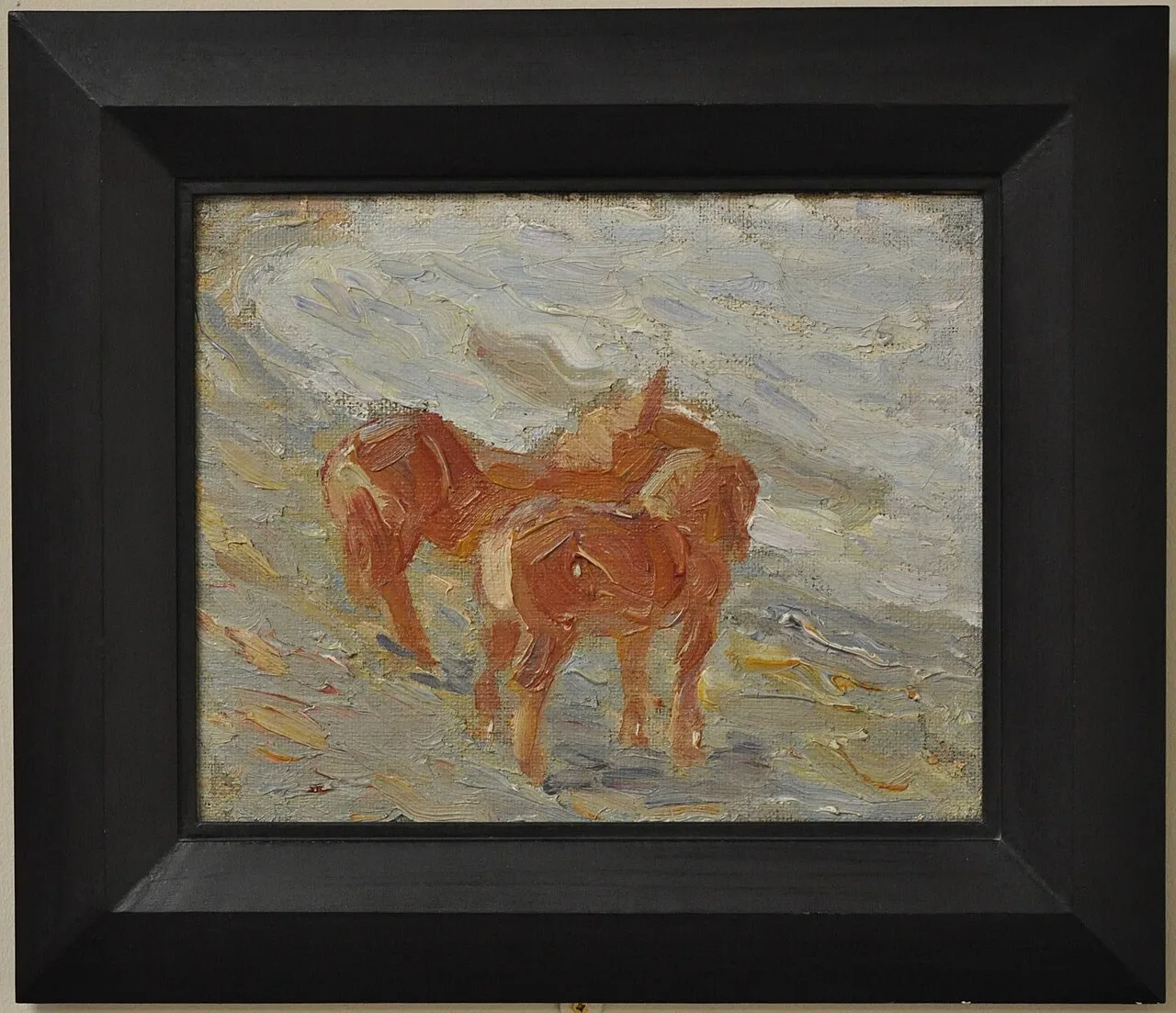 Horses by the sea