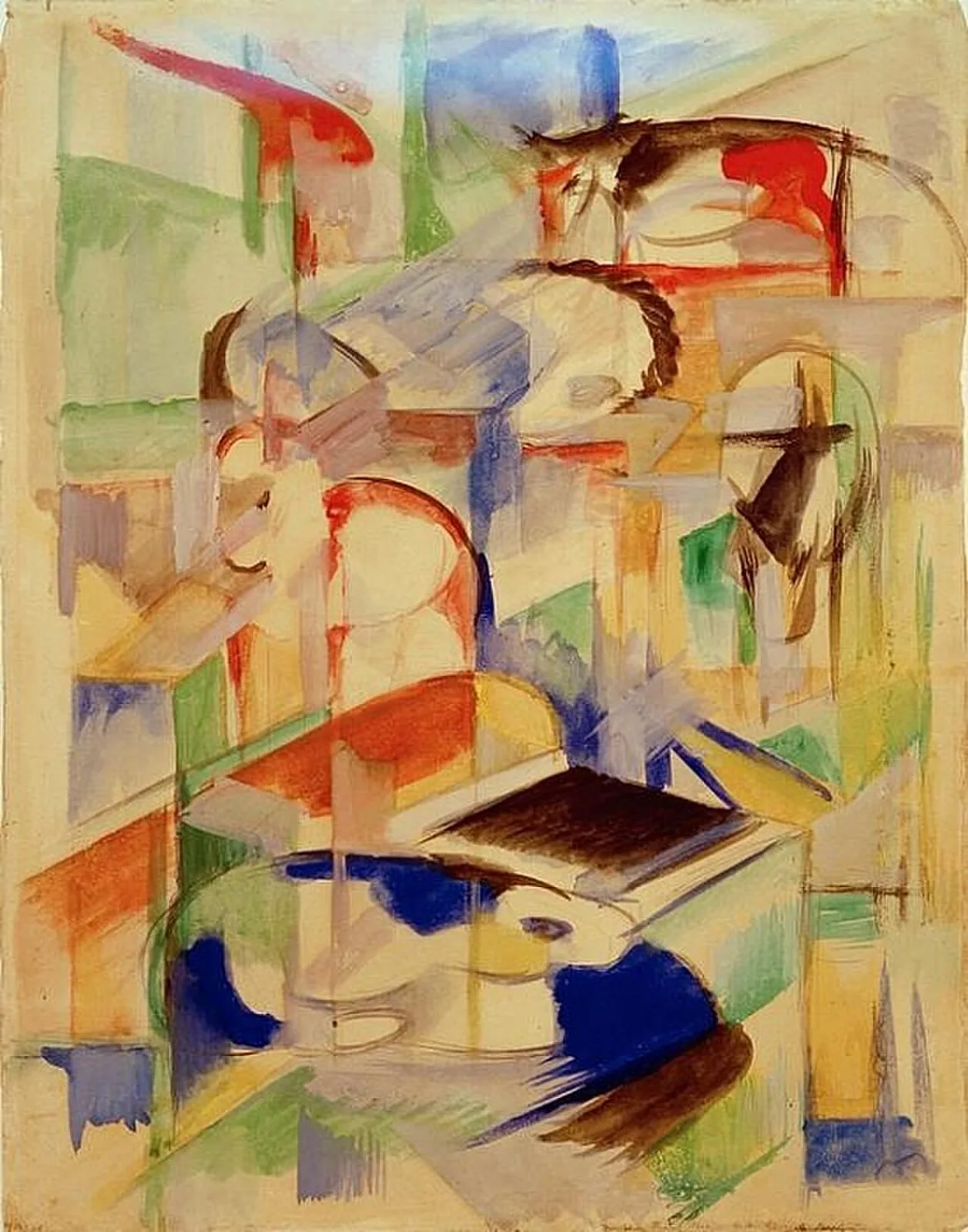 Composition with animals