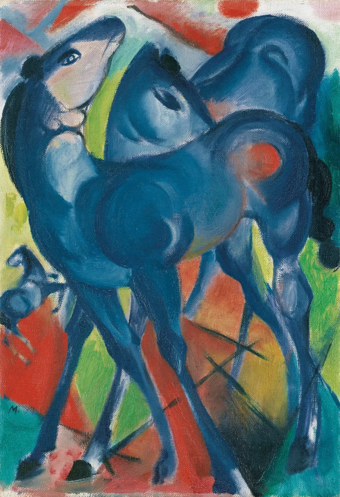 The blue foals
