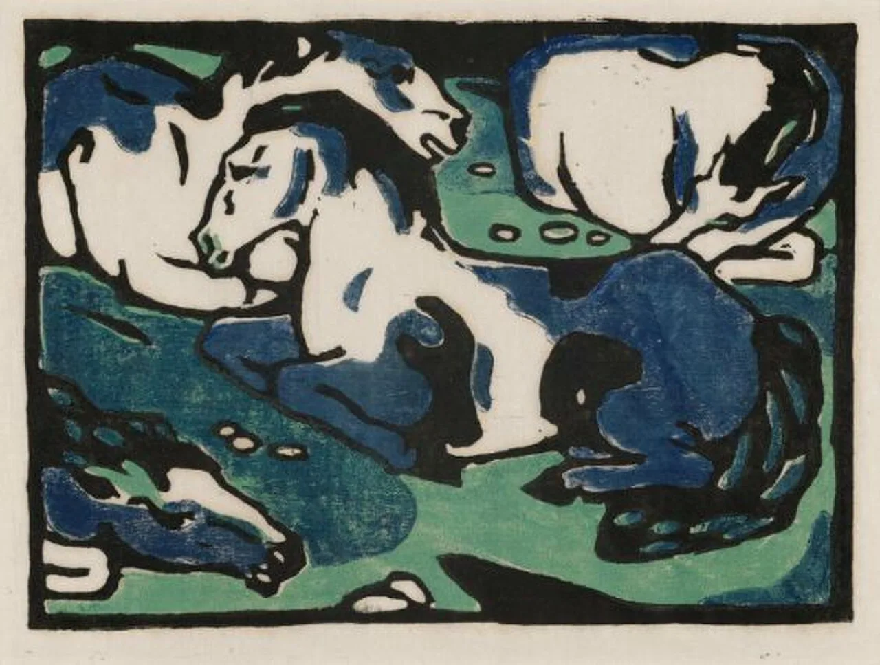 Resting Horses