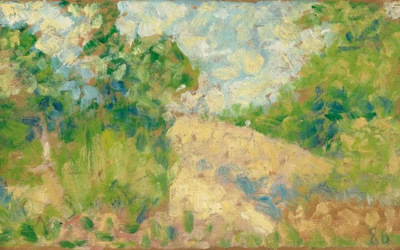 Paysage rose