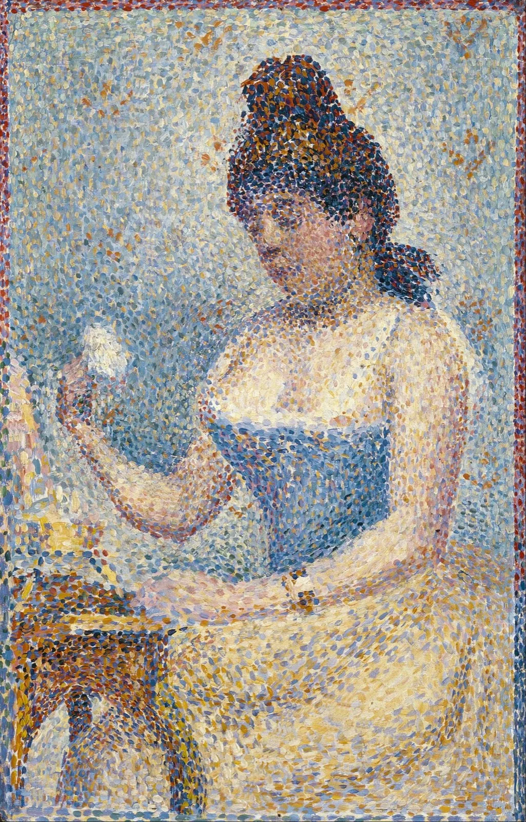 Young Woman Powdering Herself (Study)