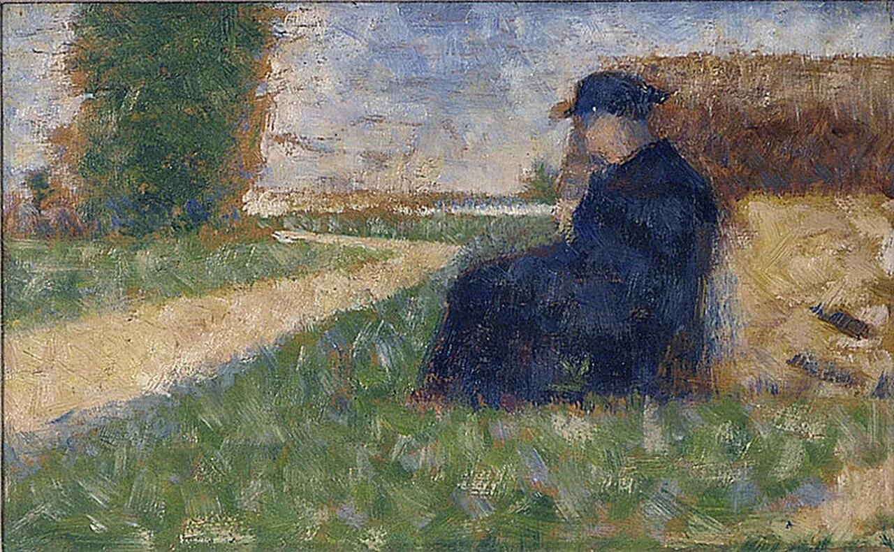 Massif figure in a landscape