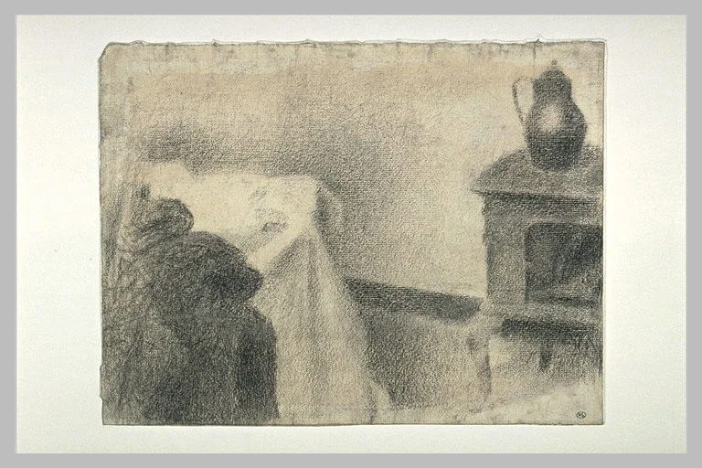 Coin de l'atelier; le fourneau