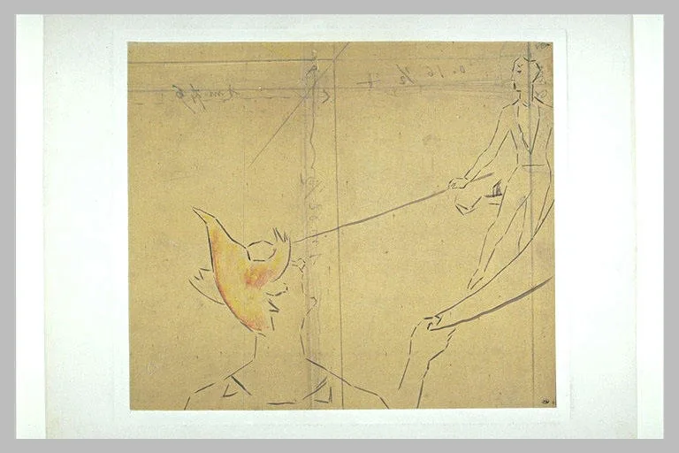 Etudes pour le clown et l'écuyer du Cirque