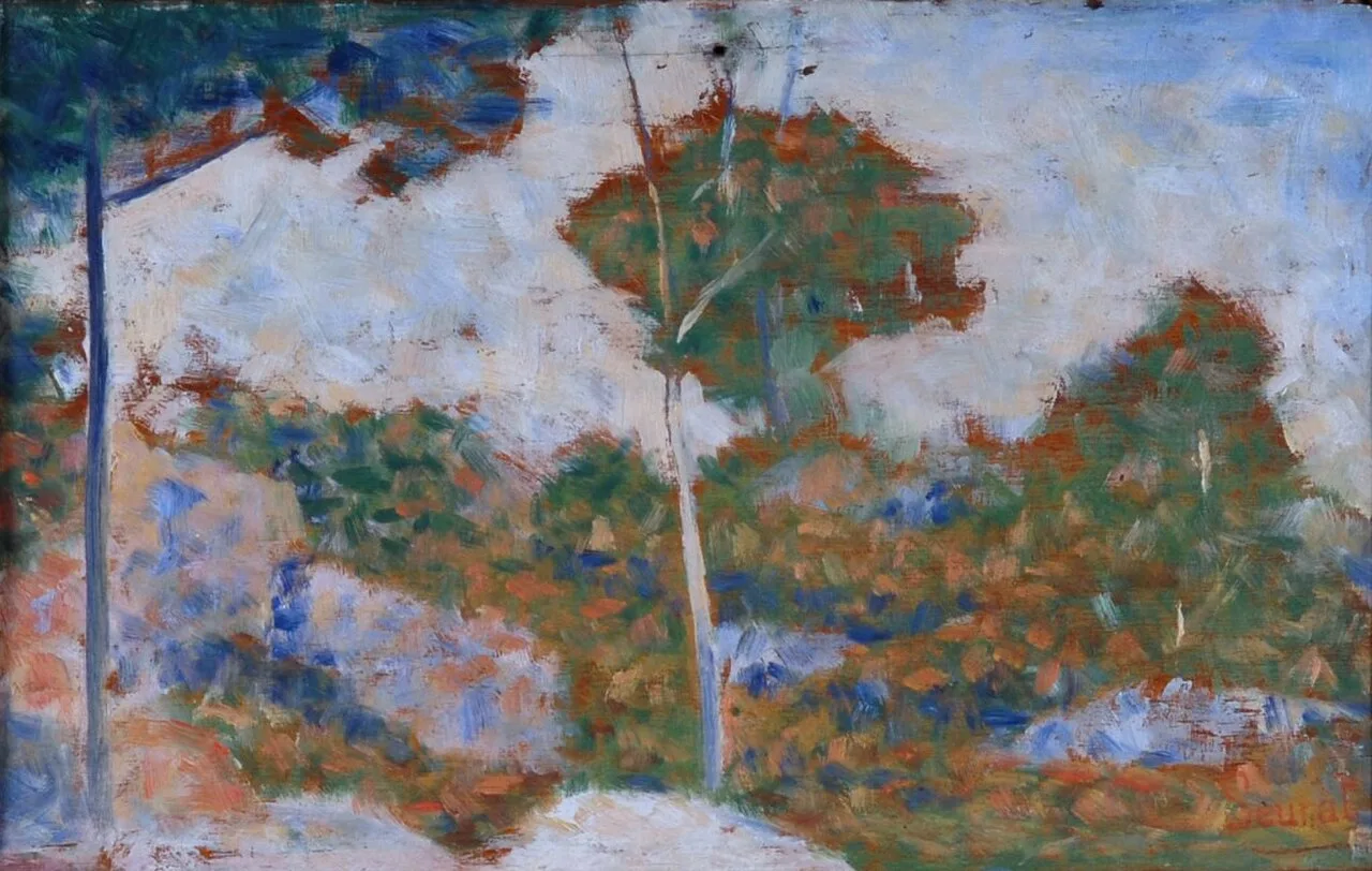 Barbizon forest in autumn