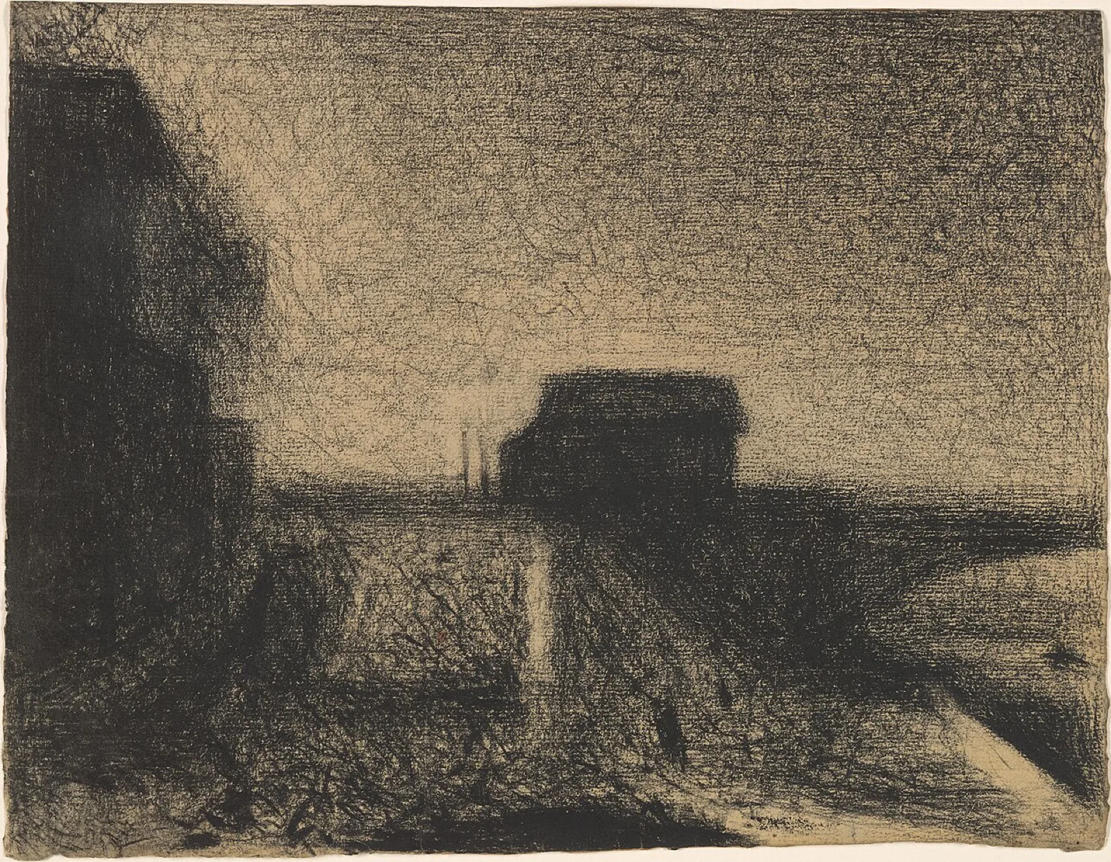 Approach to the Bridge at Courbevoie