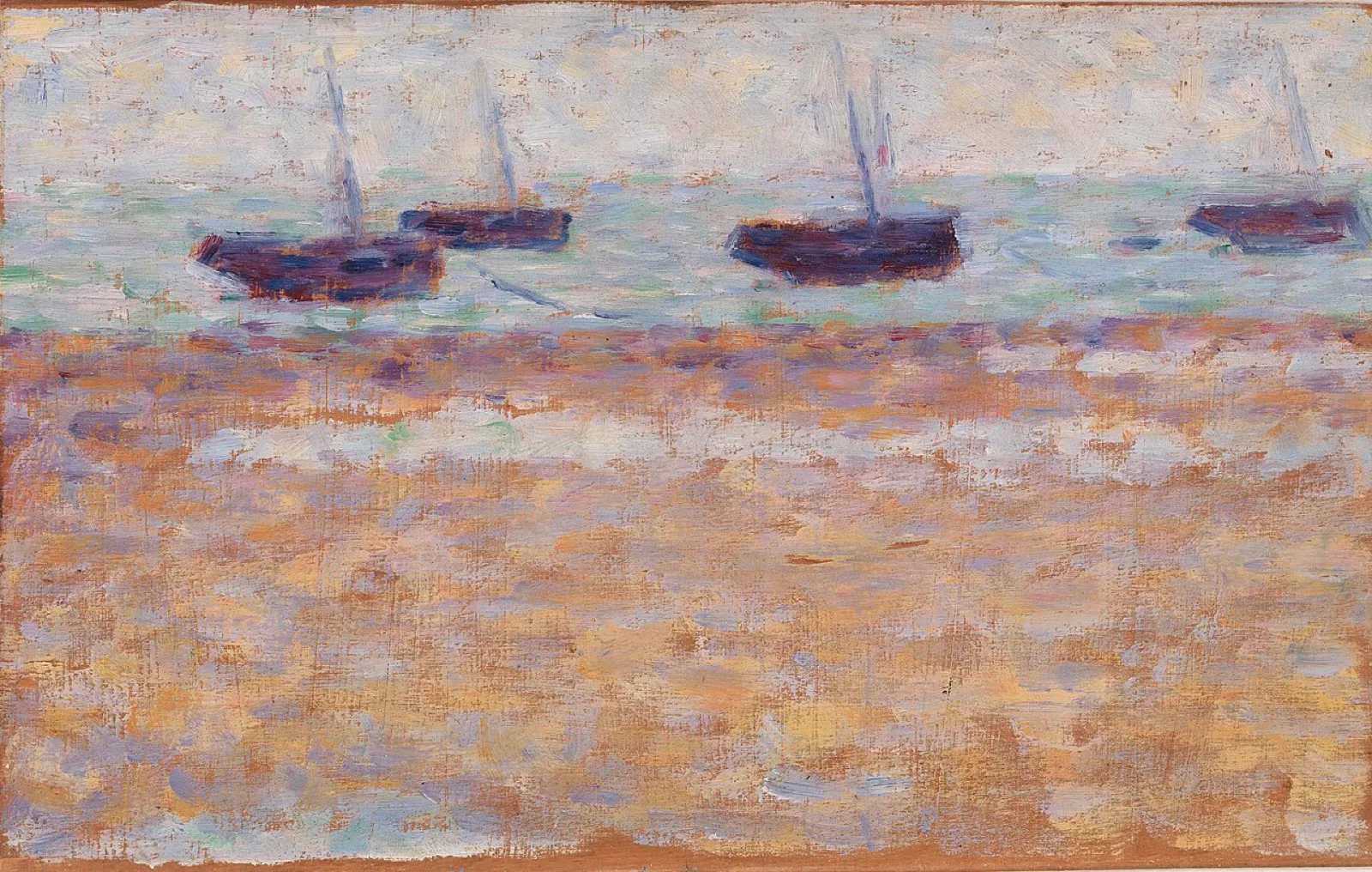 Four Boats at Grandcamp