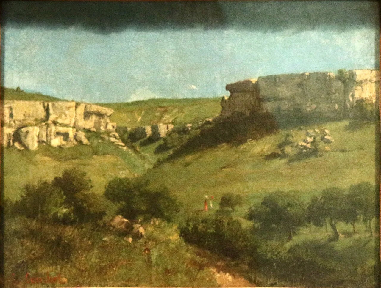 Landscape near Ornans