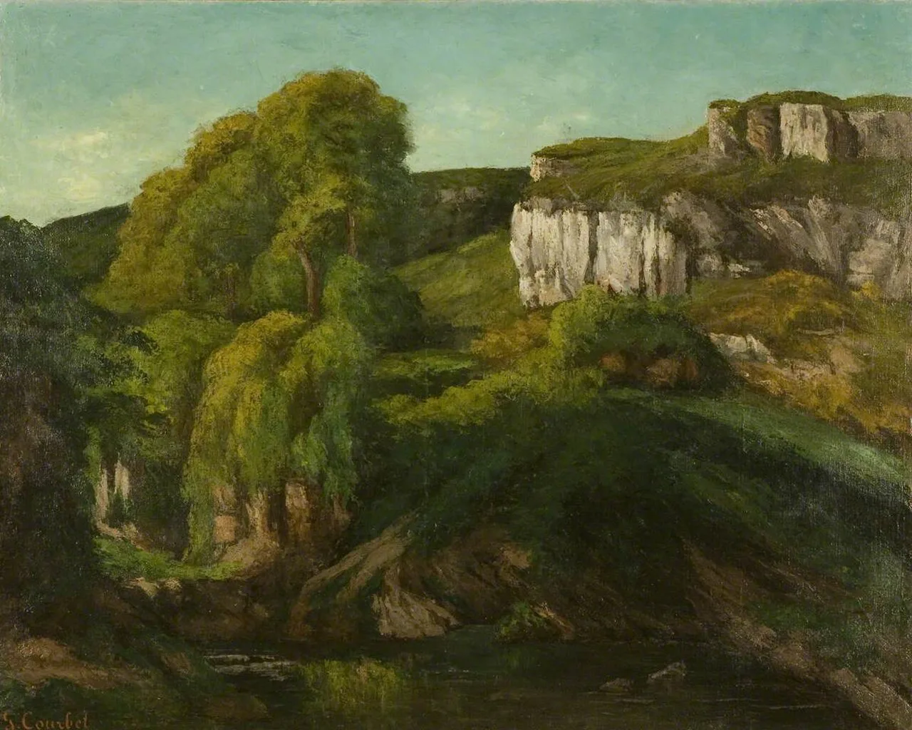 Valley of the Loue, near Ornans