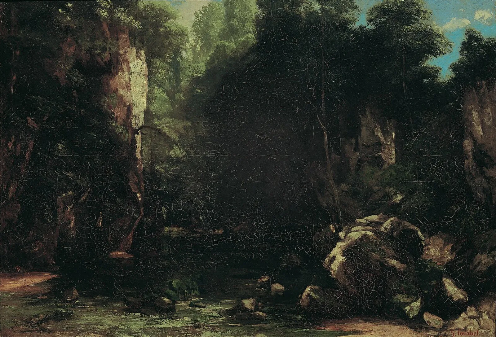 Le ruisseau ombragé