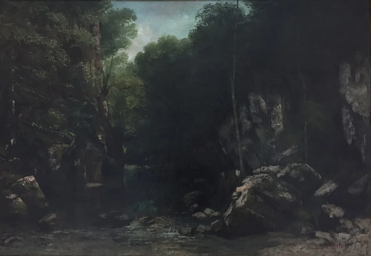 Solitude or the covered stream