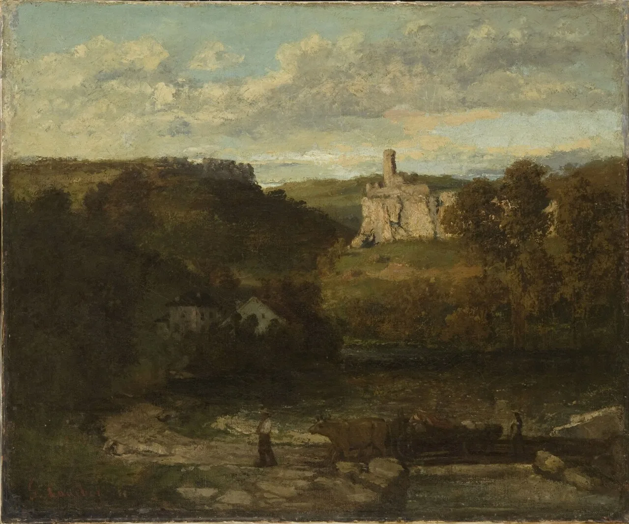 Landscape at Ornans (No. 1)