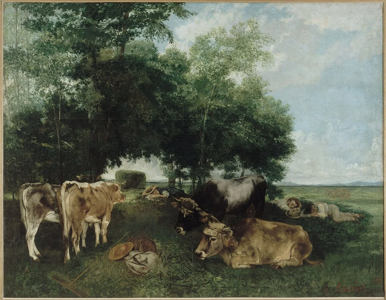 La sieste pendant la saison des foins