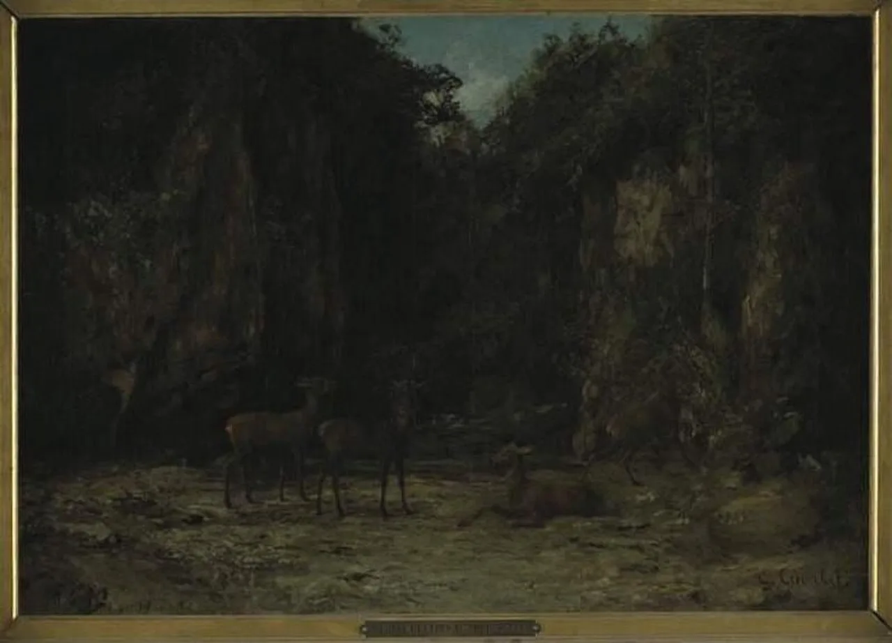 Deer shed at dusk