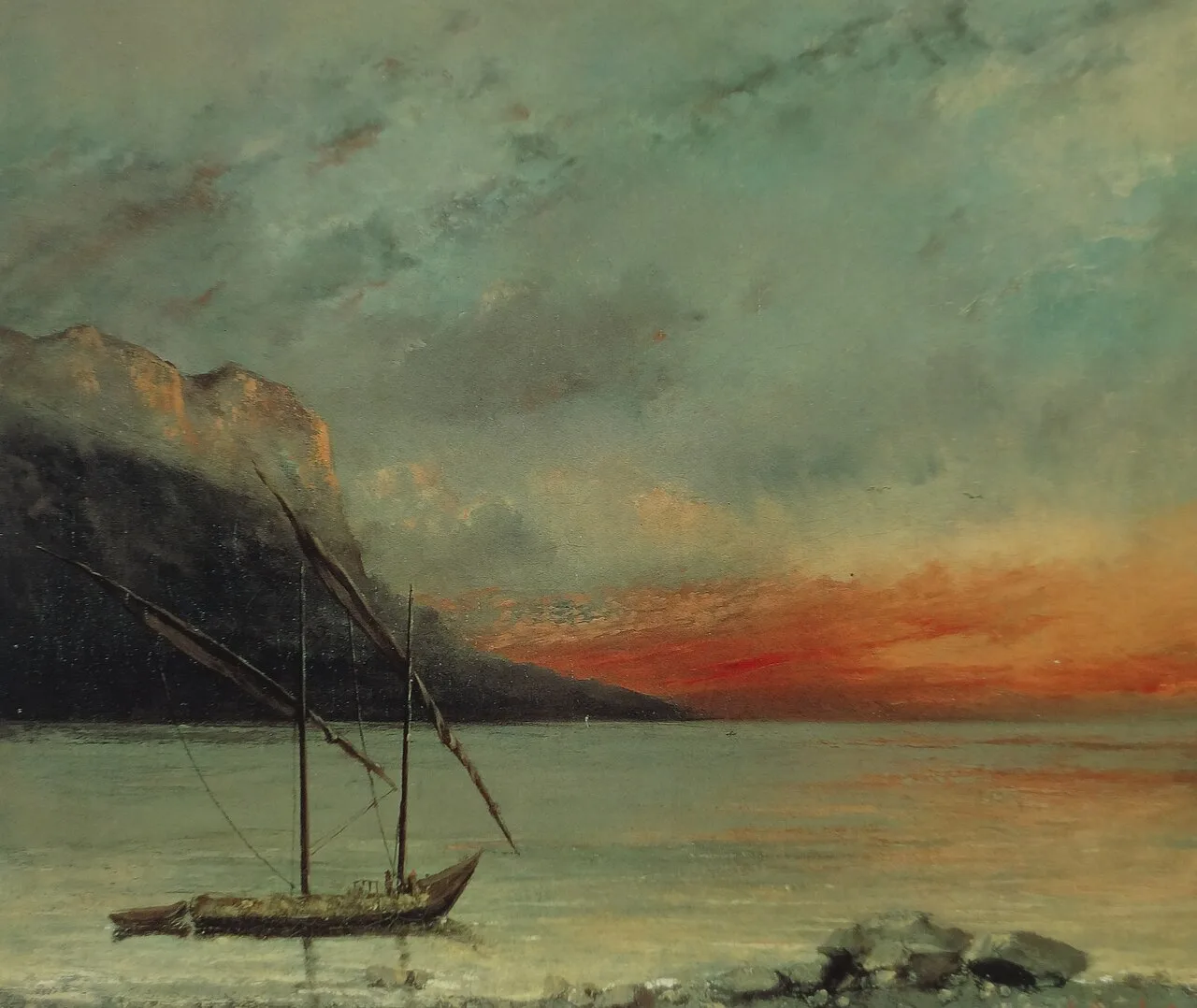 Coucher de soleil sur le Léman