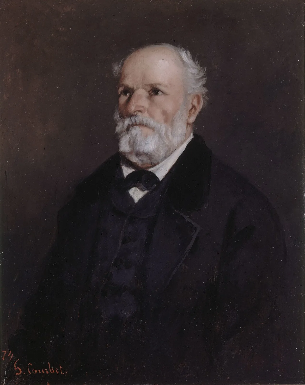 Portrait de Régis Courbet, père de l'artiste