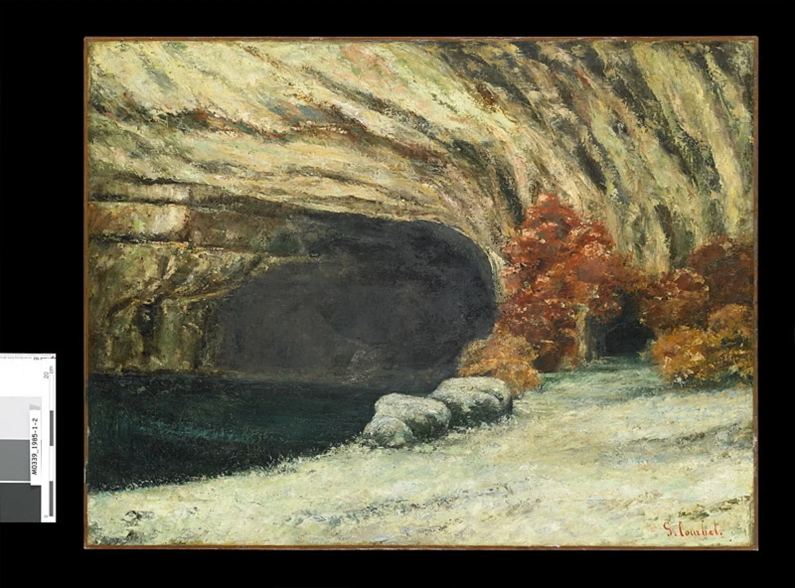 Grotte de la source enneigée
