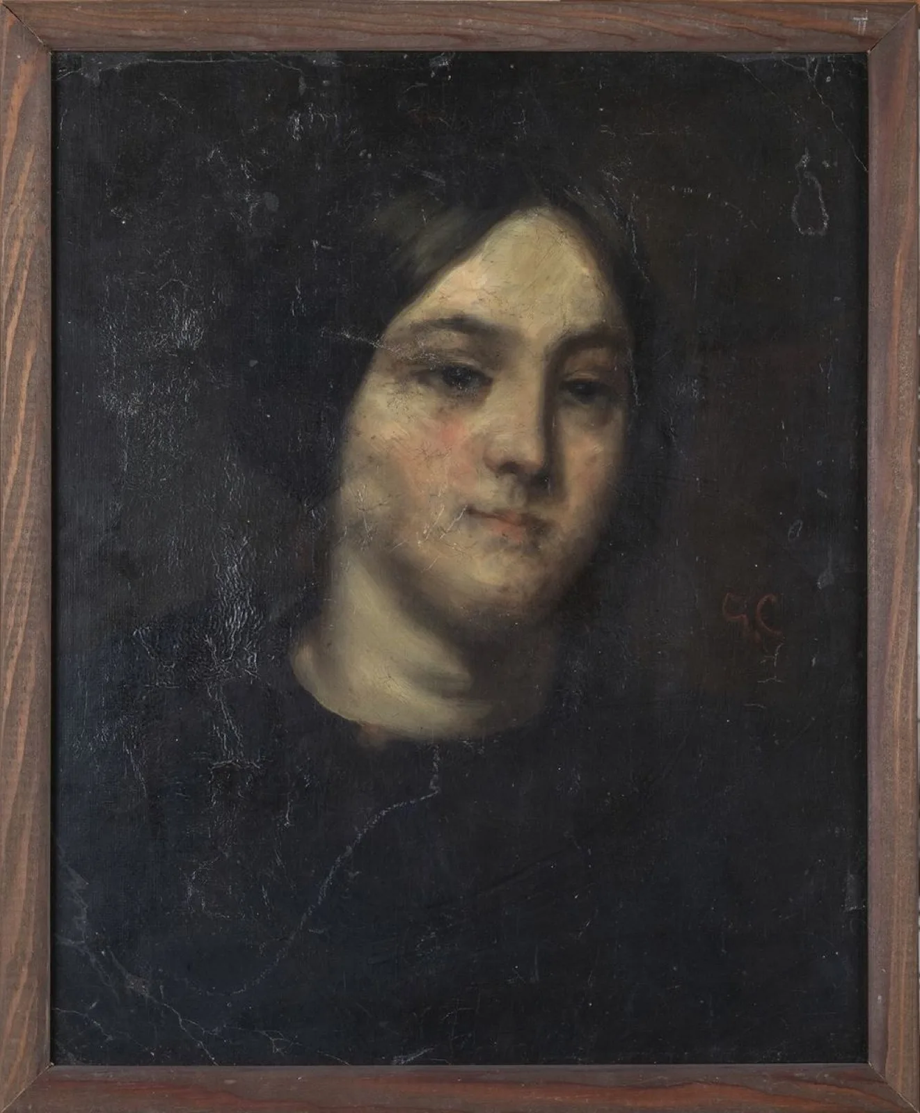 Portrait de Zélie Courbet, soeur du peintre