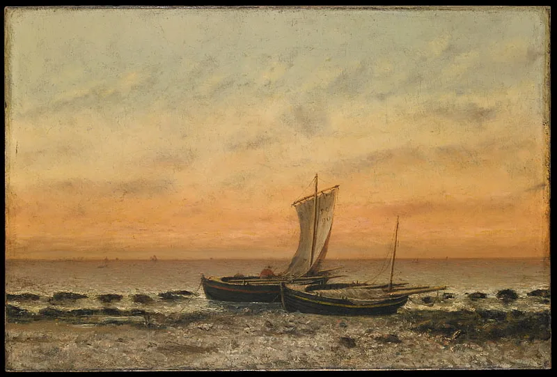 Marine soleil couchant