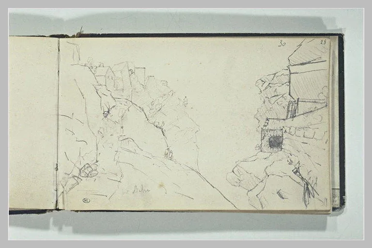 Deux paysages de montagne