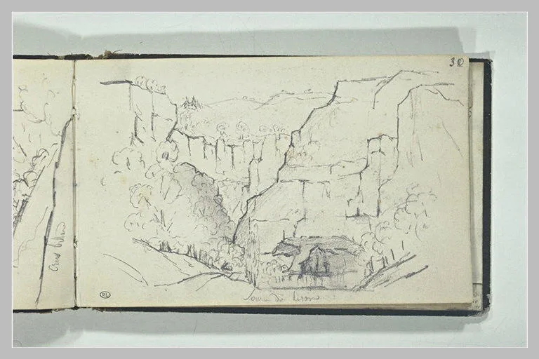 Paysage montagneux: les sources du Lisons