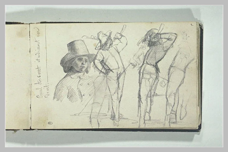 Etudes de figures (à l'envers)