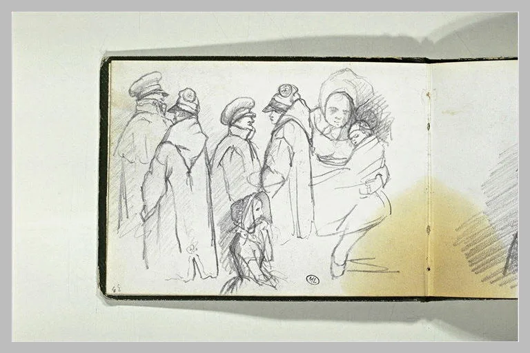 Etudes de personnages (à l'envers)
