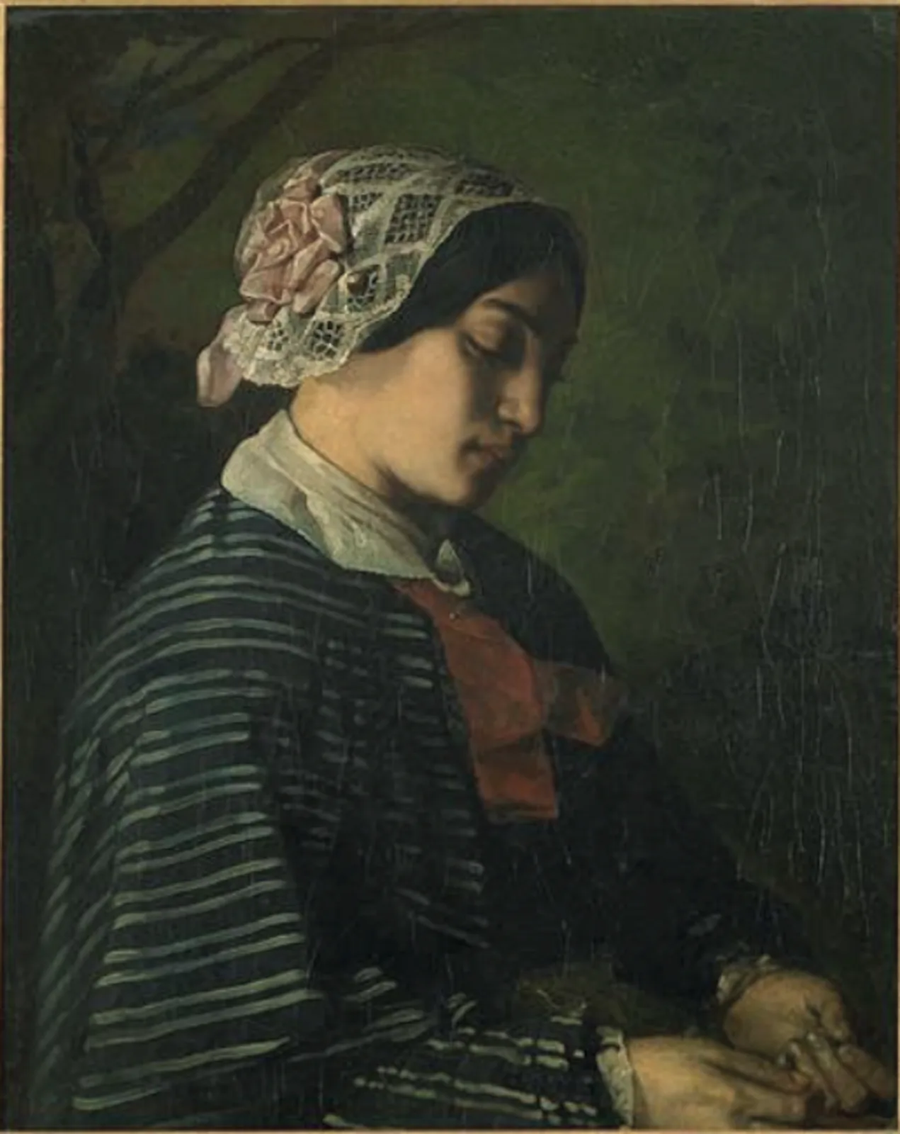 Portrait présumé d'une jeune fille d'Ornans