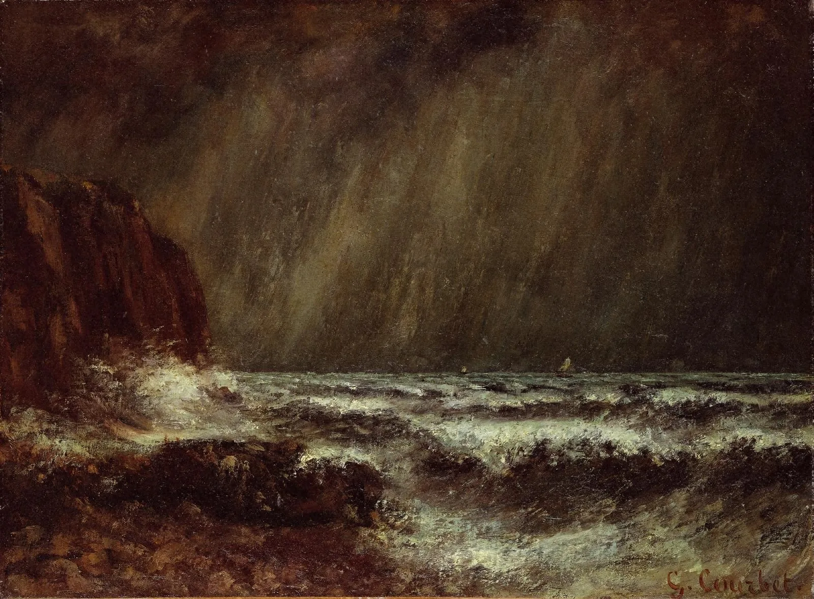Stormy sea (No. 1)
