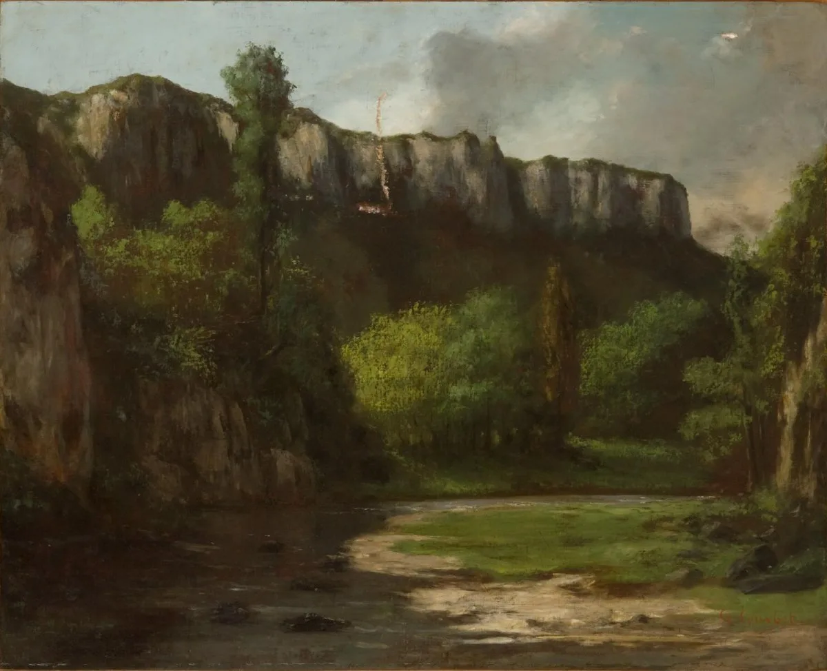 Landscape at Ornans (No. 2)