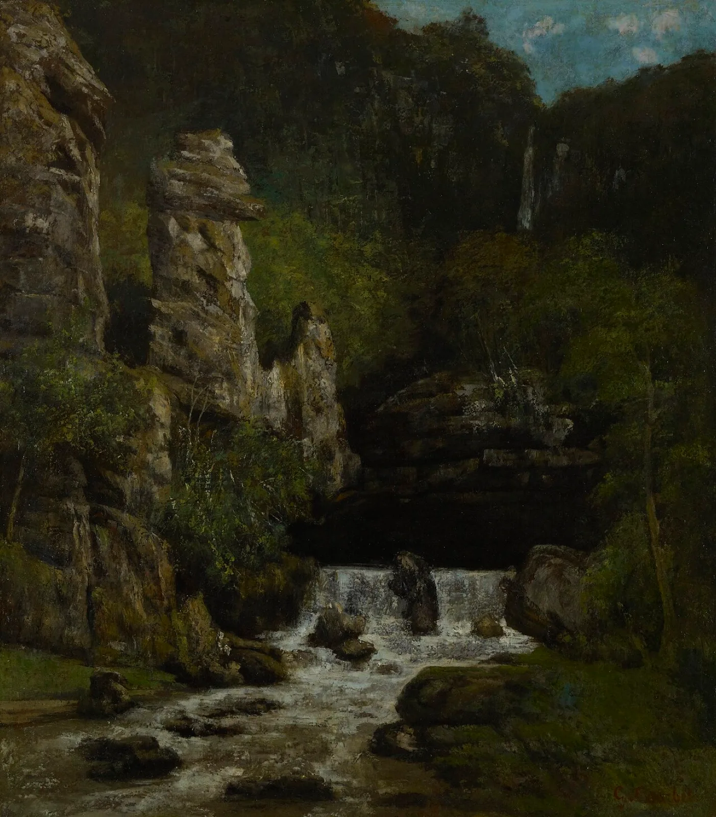 Landscape with a Waterfall