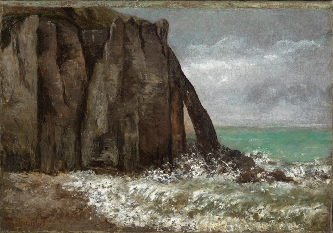 La plage d'Étretat
