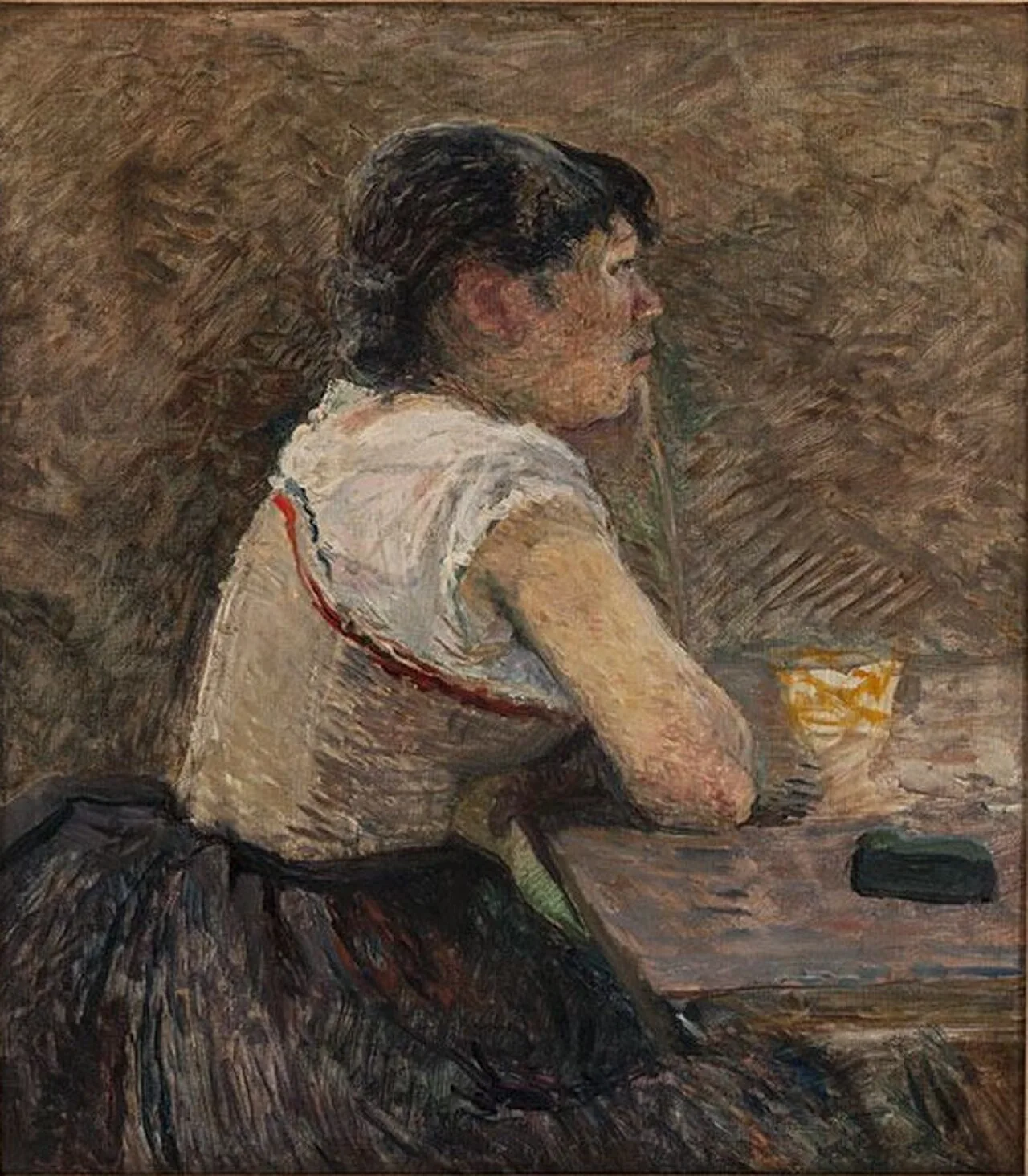 At Grenelle, Absinthe Drinker
