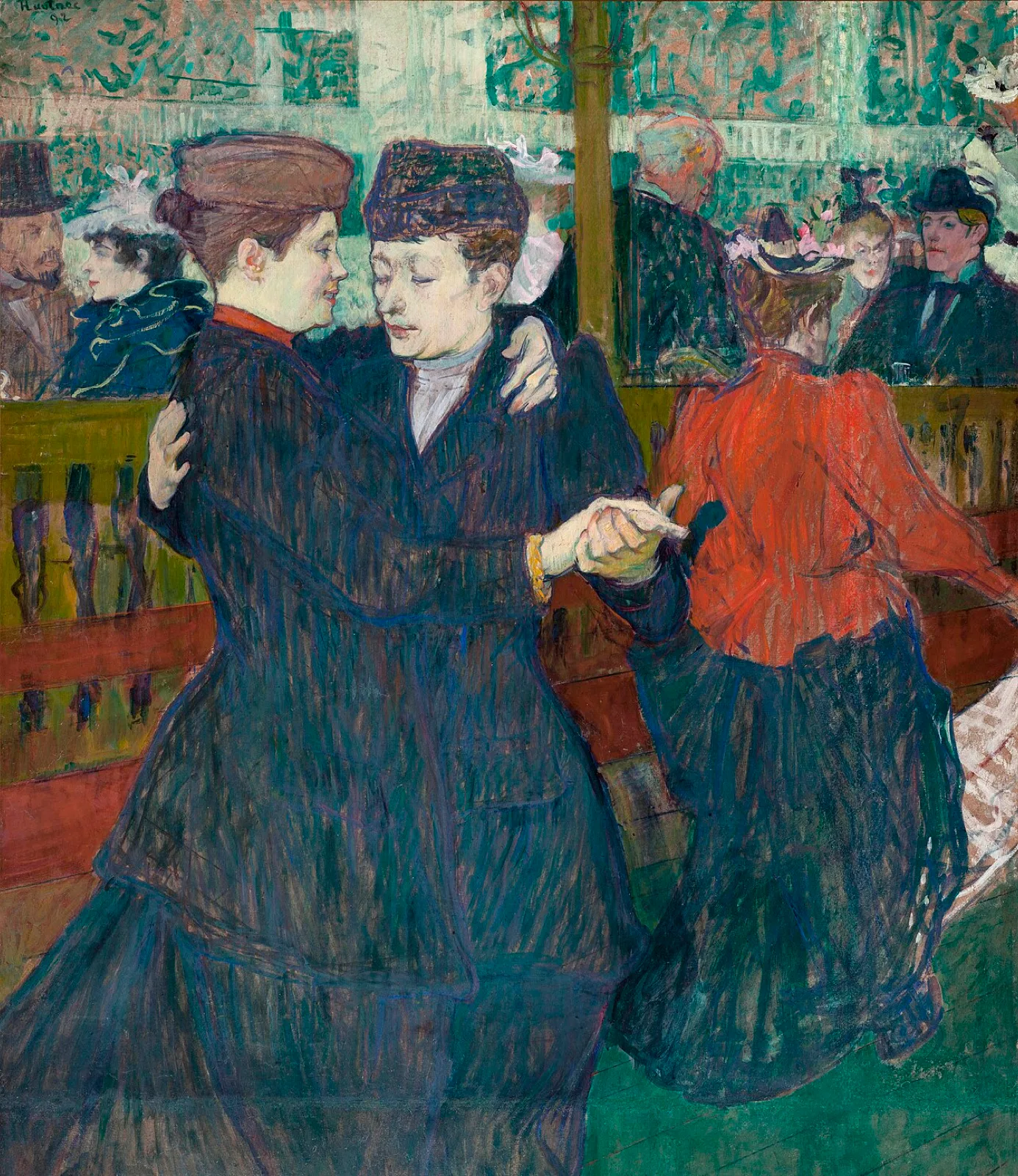 At the Moulin Rouge: Two women waltzing