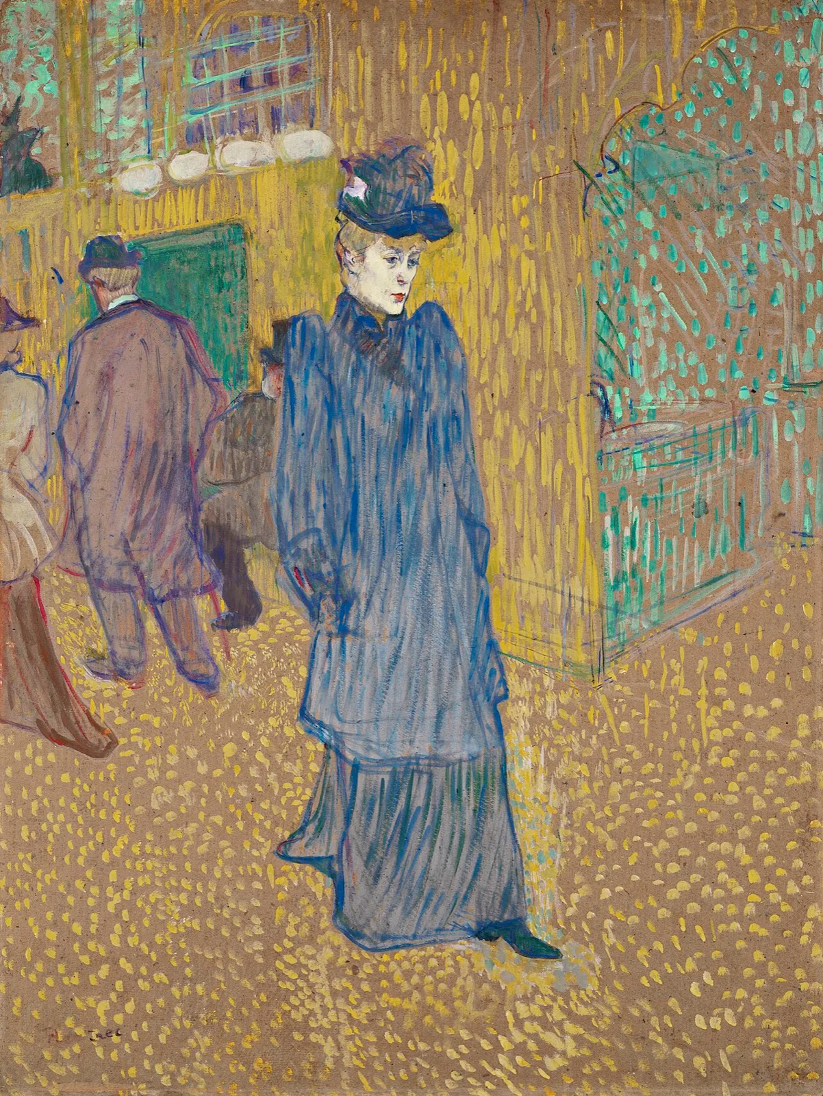 Jane Avril Leaving the Moulin Rouge