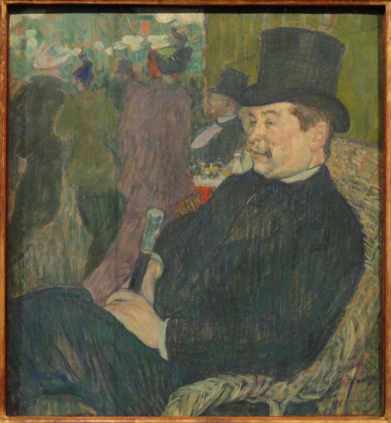 Portrait de Monsieur Delaporte au Jardin de Paris