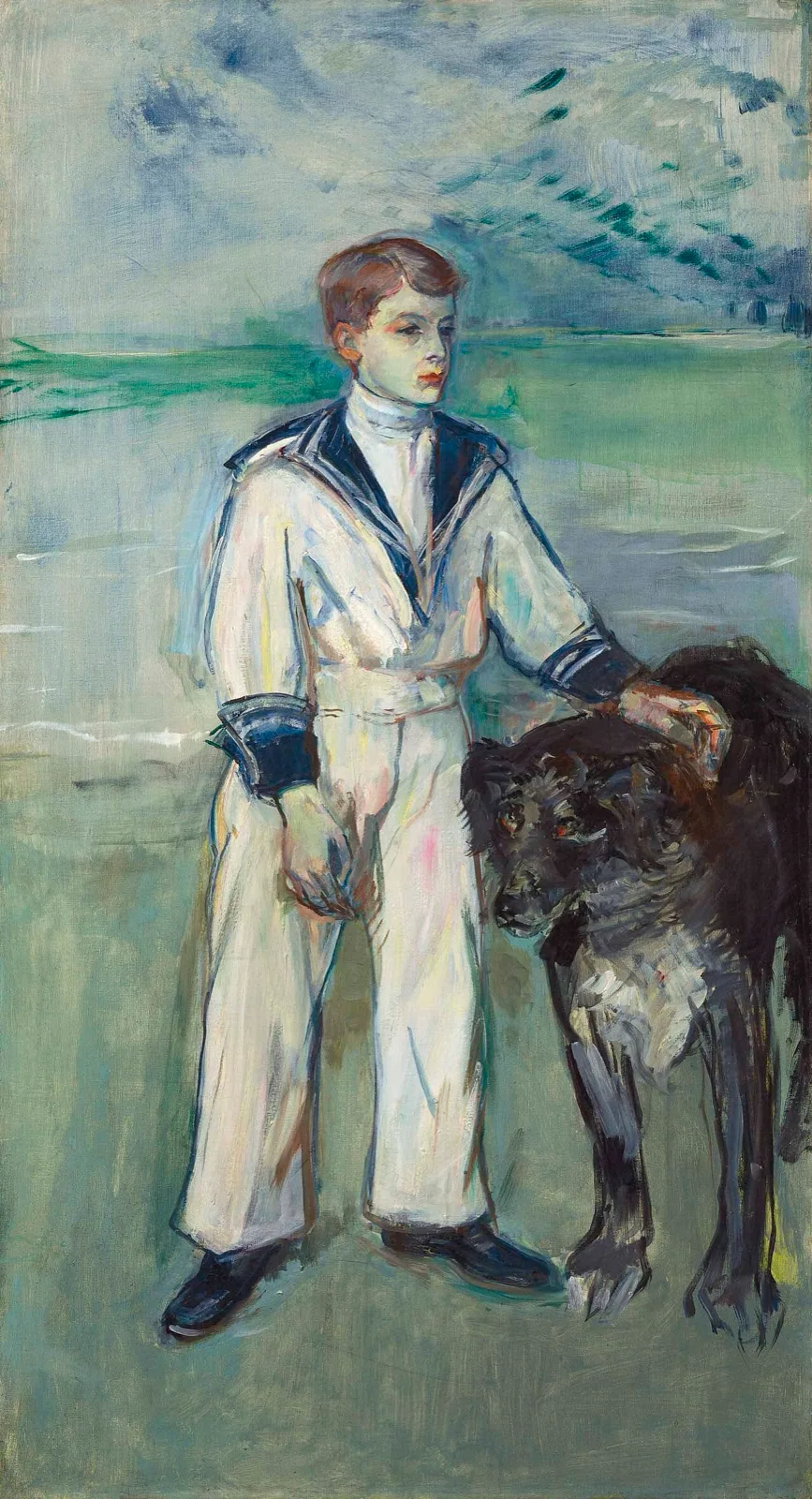 L'Enfant au chien, fils de Madame Marthe et la chienne Pamela, Taussat