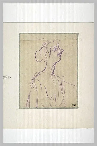 Yvette Guilbert en buste (No. 2)