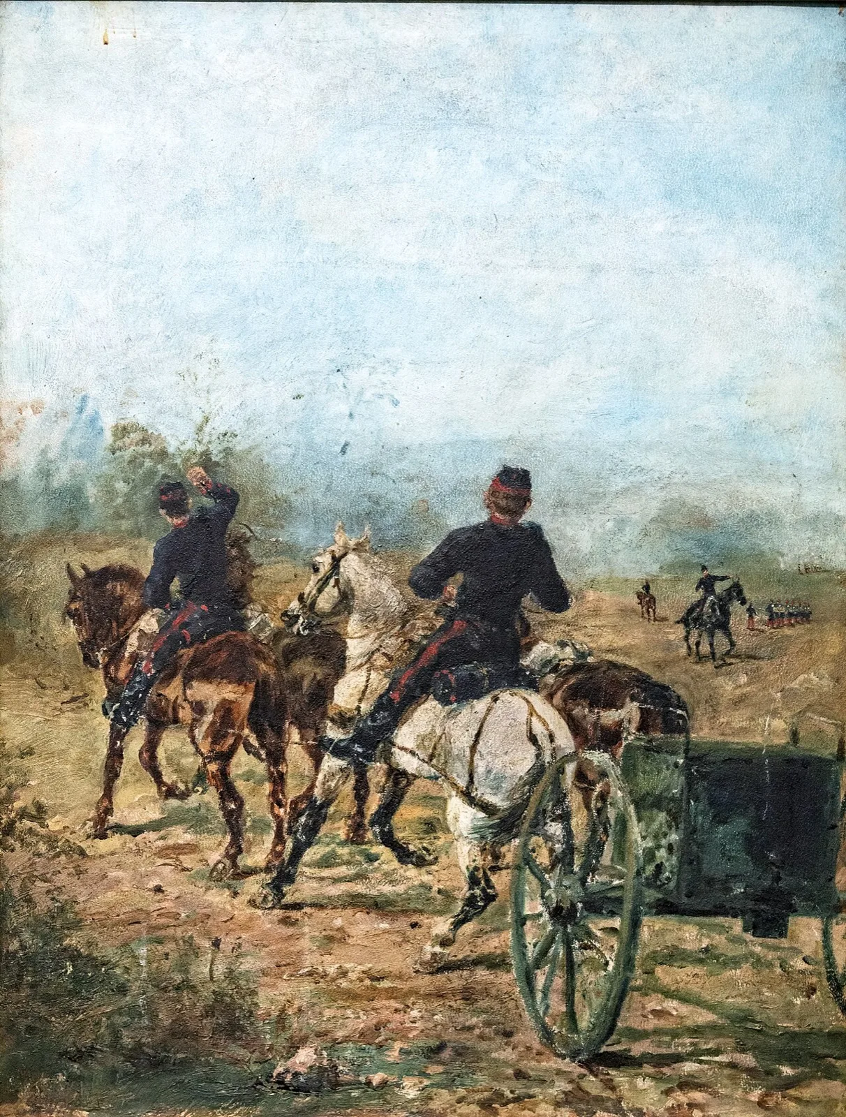 Le Bosc, artillery battery