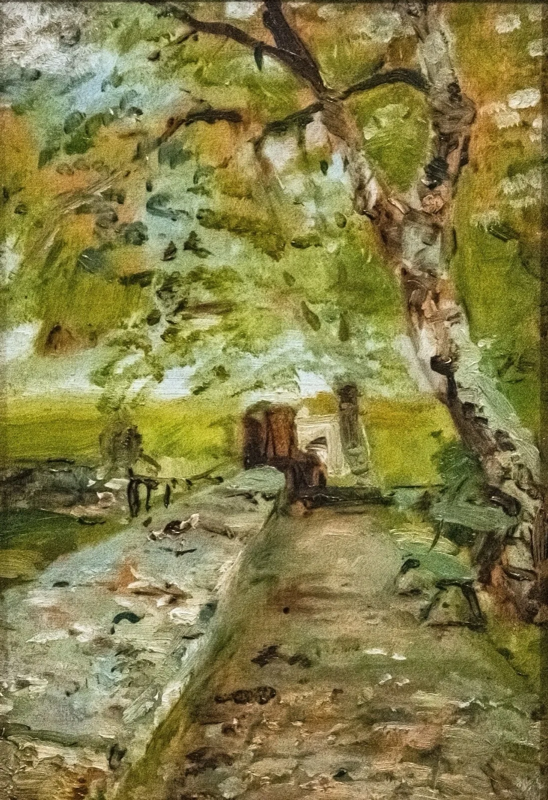 Château du Bosc, the terrace