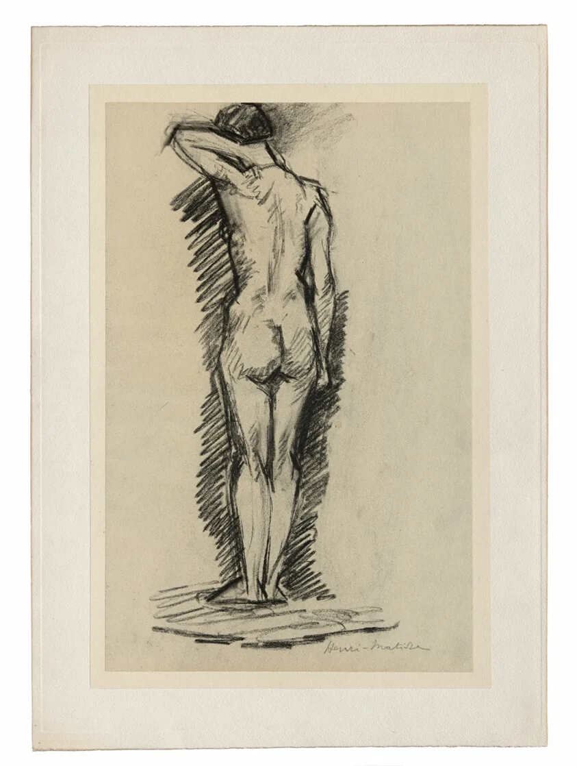 Standing Female Nude Seen from the Back