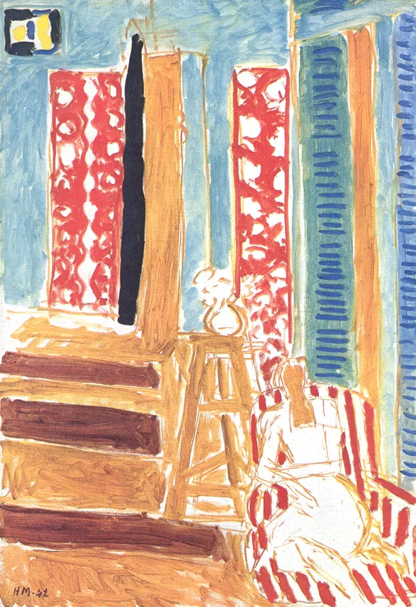 Intérieur aux barres de soleil