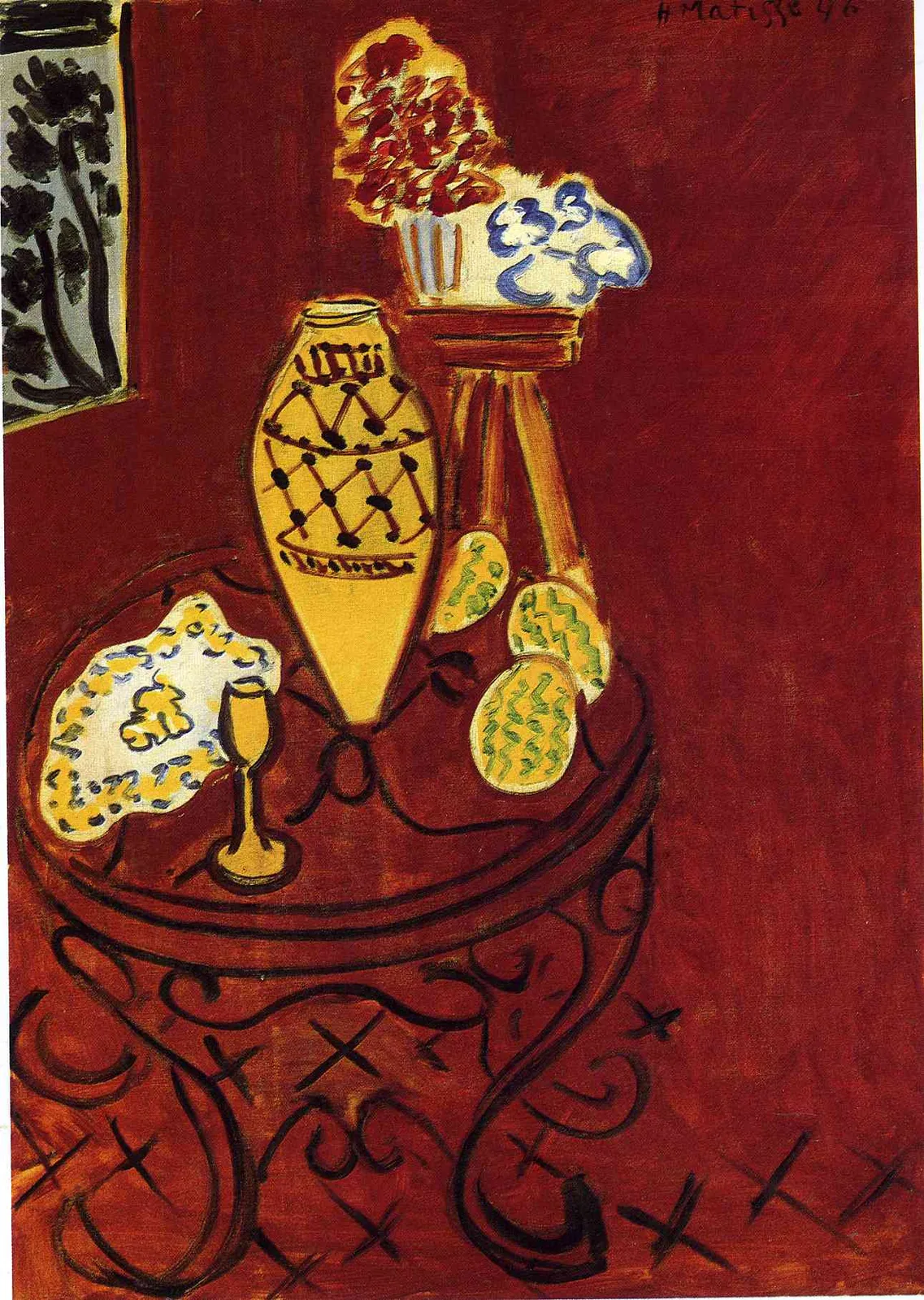 Intérieur rouge de Venise