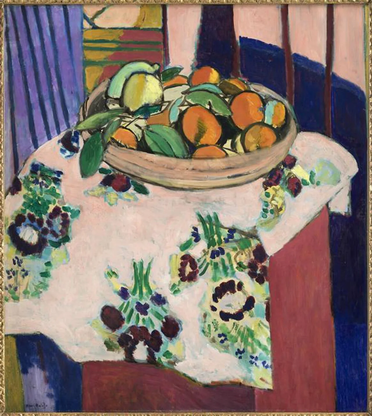 Nature morte aux oranges