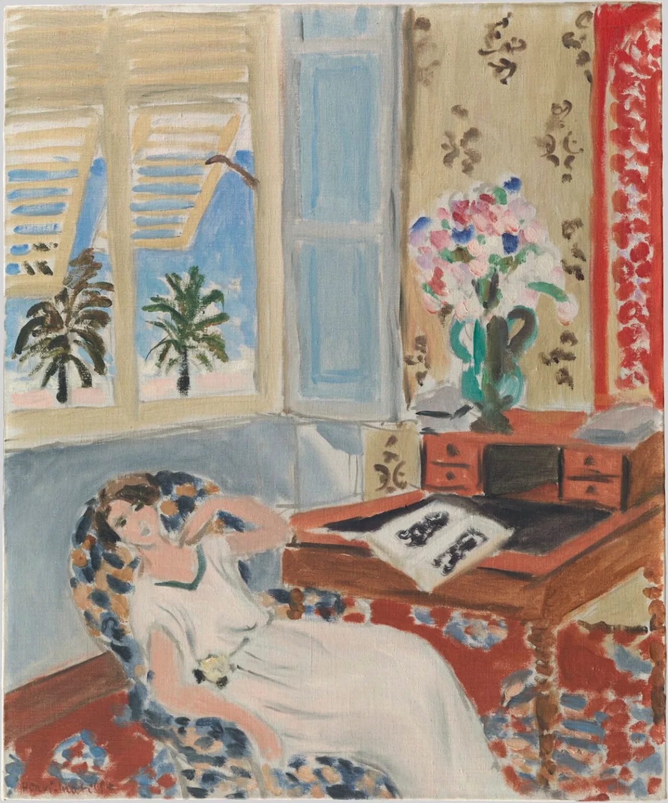 Intérieur à Nice, la sieste