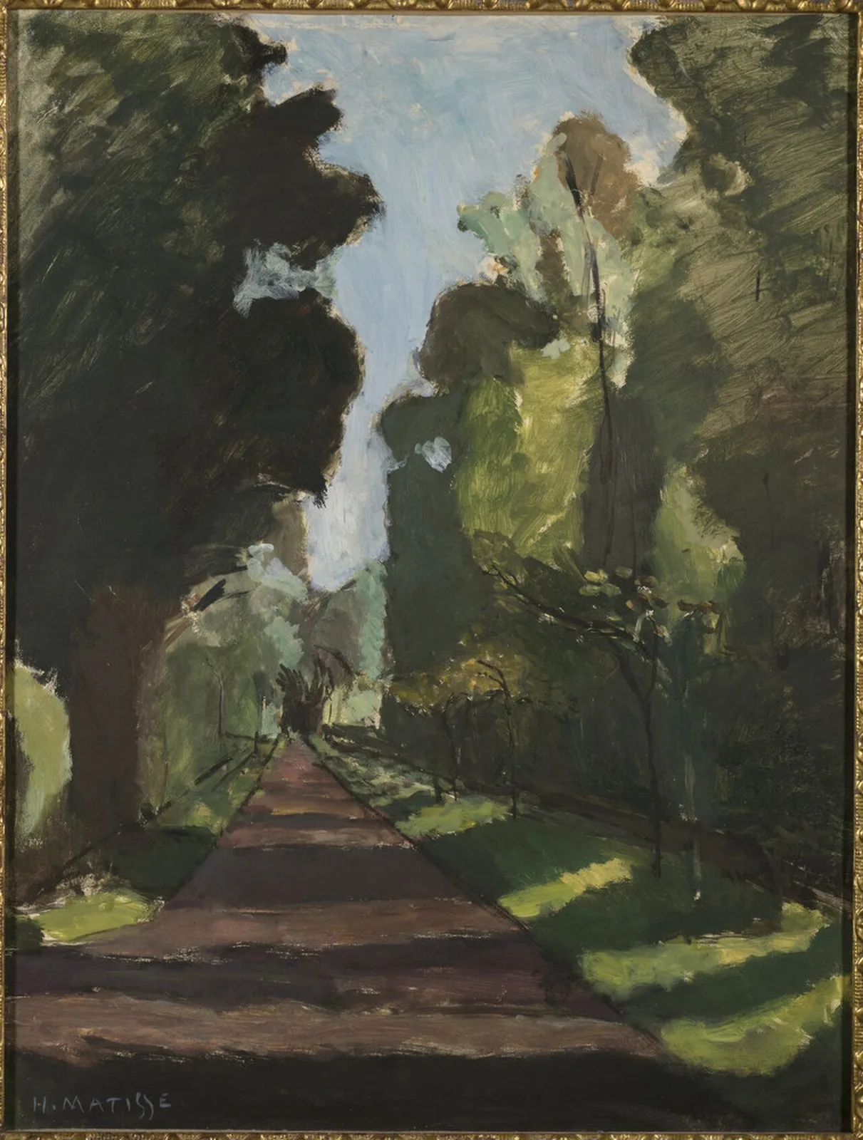 L'allée à la rivière