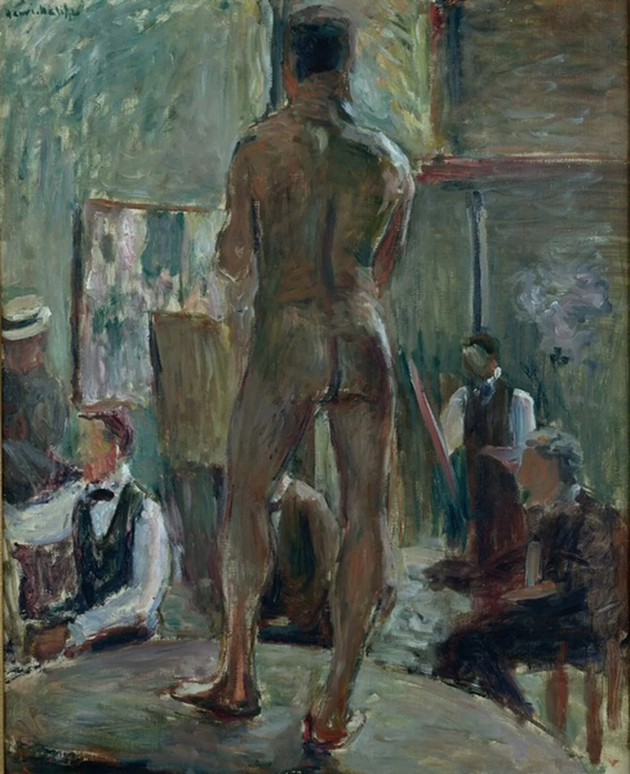 Nu dans l’atelier